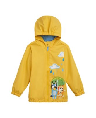 Bluey Toddler Boy or Girl Hooded Rain Jacket