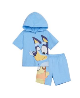 Детский комплект Bluey: худи и шорты, 2 части, размеры 2T-5T