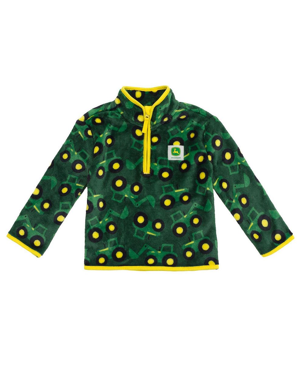 John Deere Toddler Boy's (2T-4T) Fleece Quarter-Zip Sweatshirt