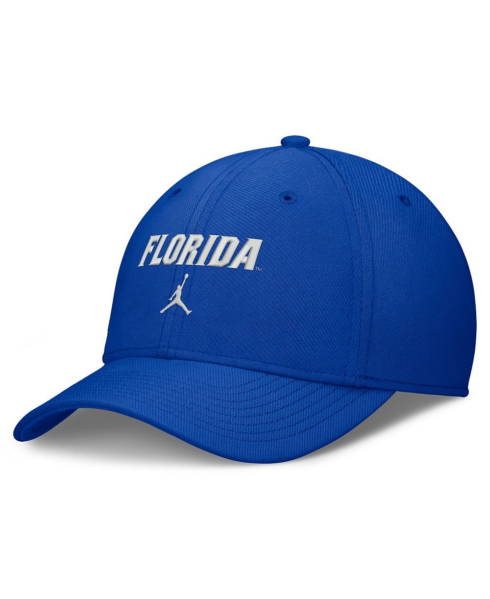 Jordan Men's Royal Florida Gators Rise On-Field Swoosh Flex Dri-FIT Flex Hat