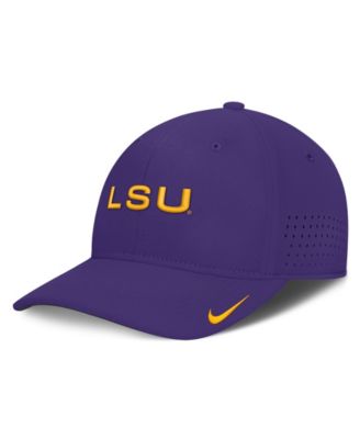 Мужская кепка Nike Purple LSU Tigers Gameday Aerobill Swooshflex Dri-FIT