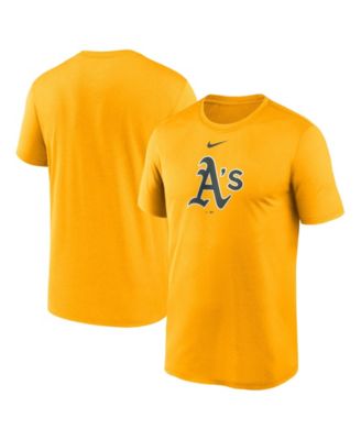 Nike мужская золотая футболка Athletics Legend Fuse Large Logo Dri-FIT