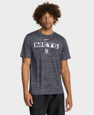 Nike Men's Black New York Mets Velocity Dri-FIT T-Shirt