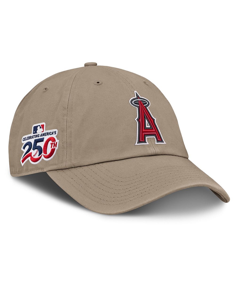 Мужская регулируемая кепка Nike, цвет хаки, Los Angeles Angels