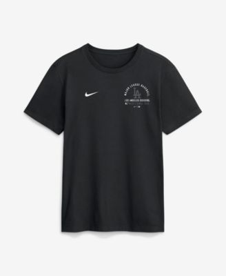 Nike Men's Black Los Angeles Dodgers Split Logo T-Shirt