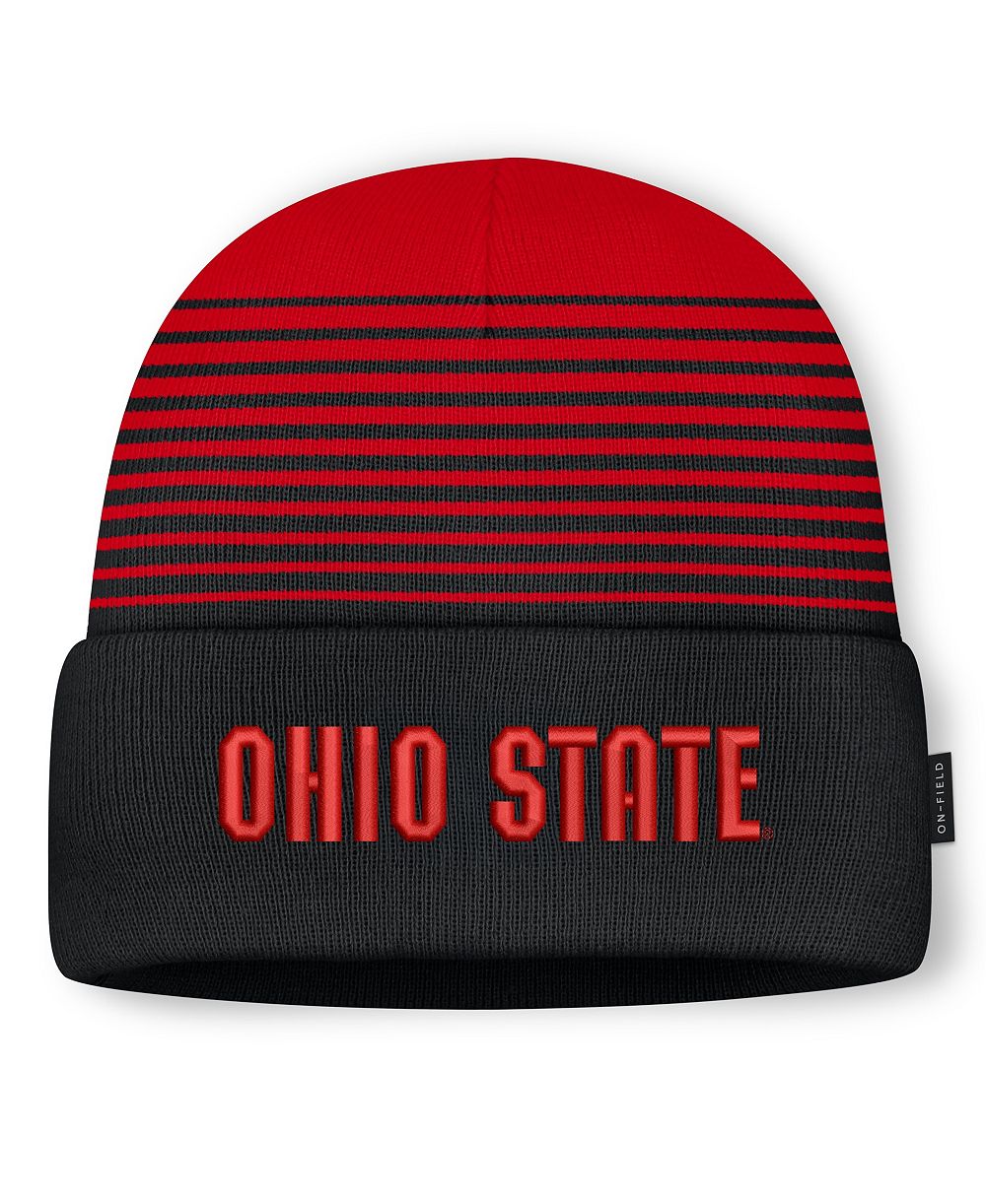 Nike Men's and Women's Scarlet/Black Ohio State Buckeyes On-Field Utility Knit Hat