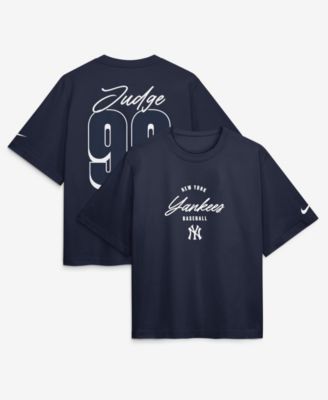 Женская футболка Nike Aaron Judge New York Yankees Premium Essentials Boxy Navy