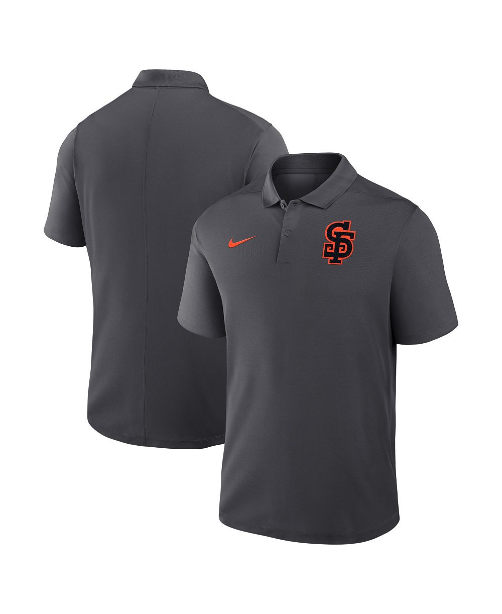 Nike Men's Anthracite San Francisco Giants Alternate Victory Dri-FIT Polo Shirt