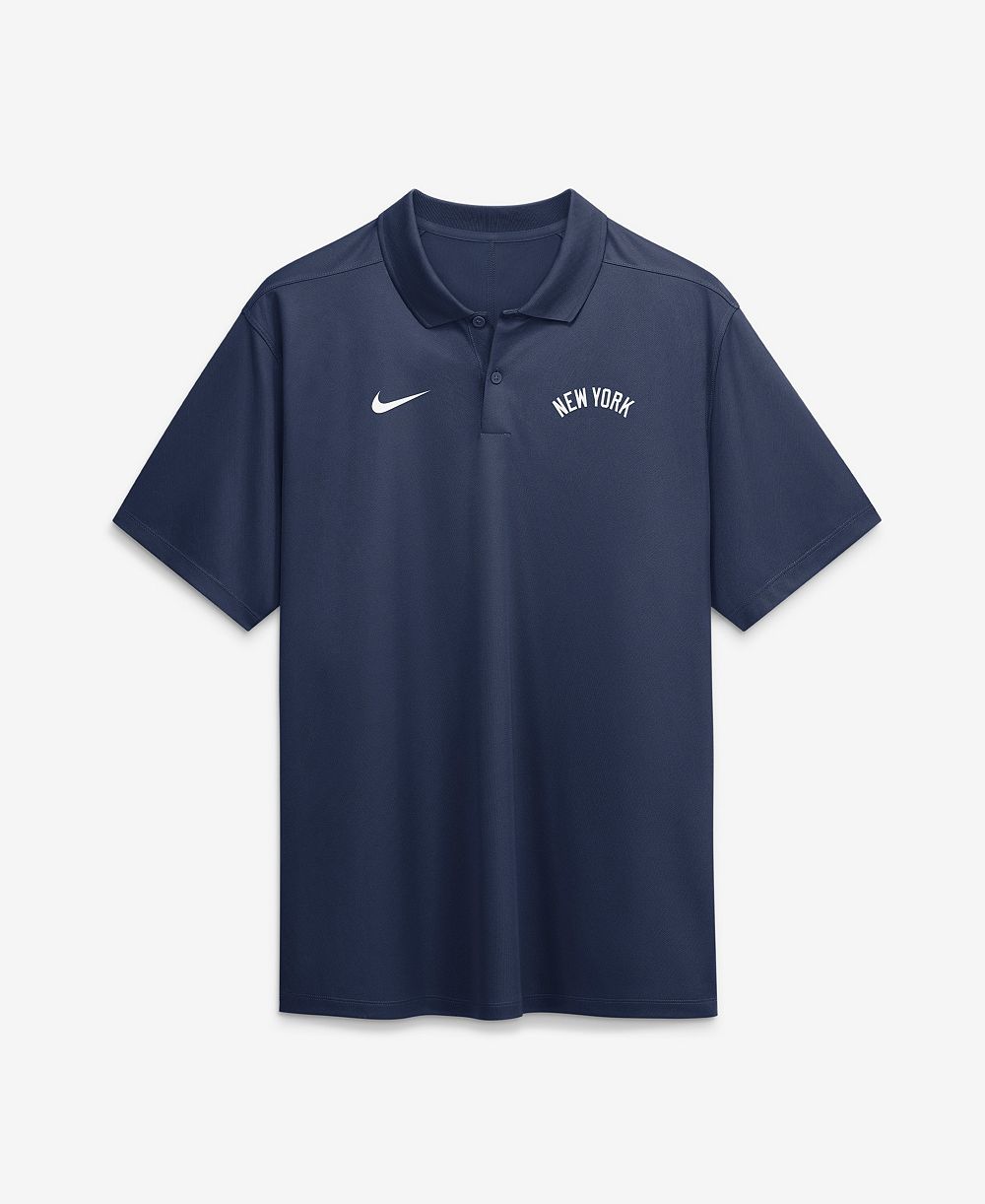 Мужская рубашка-поло Nike Navy New York Yankees Dri-FIT Victory