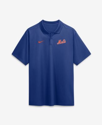 Мужская рубашка Nike Men's Royal New York Mets Dri-FIT Victory Polo Shirt