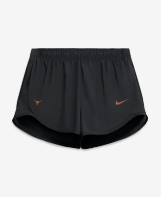 Женские шорты Nike Black Texas Longhorns Tempo Mid-Rise Dri-FIT