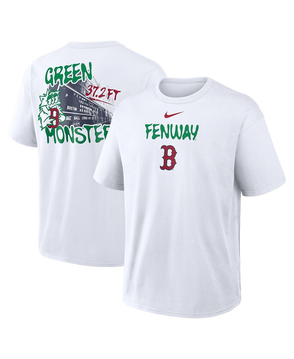Nike Men's White Boston Red Sox Green Monster Local Max90 T-Shirt