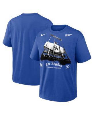 Nike Men's Royal Los Angeles Dodgers 9x Champions of the World Local Max90 T-Shirt