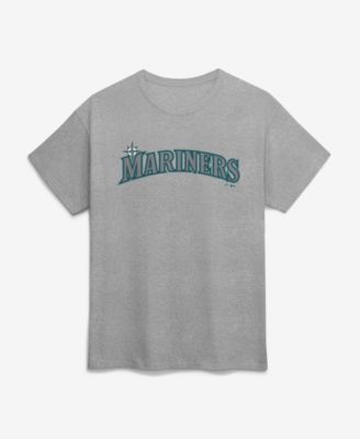 Мужская футболка Logo Athletic Heather Gray Seattle Mariners Wordmark