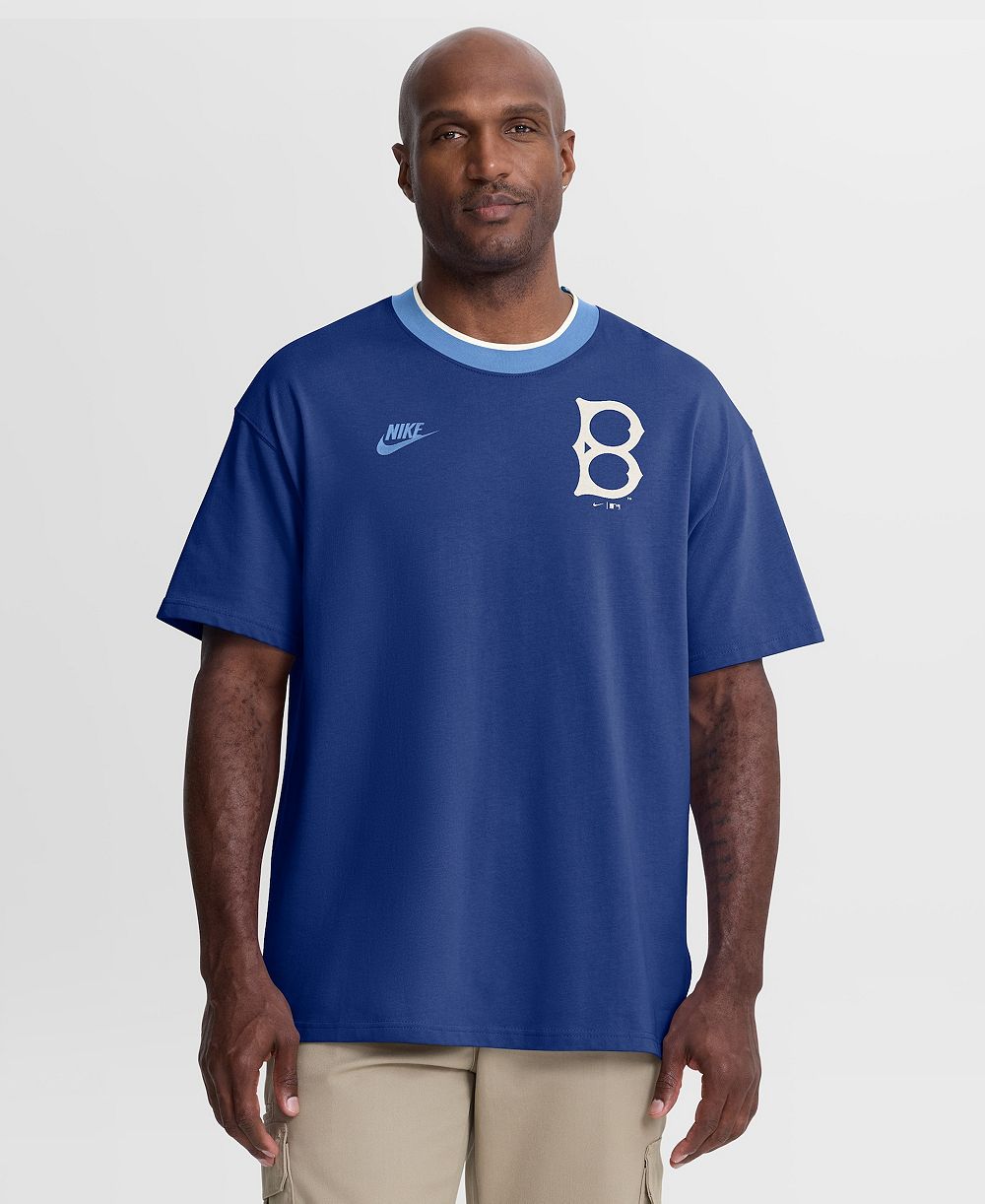 Nike Мужская футболка Ringer Brooklyn Dodgers Royal