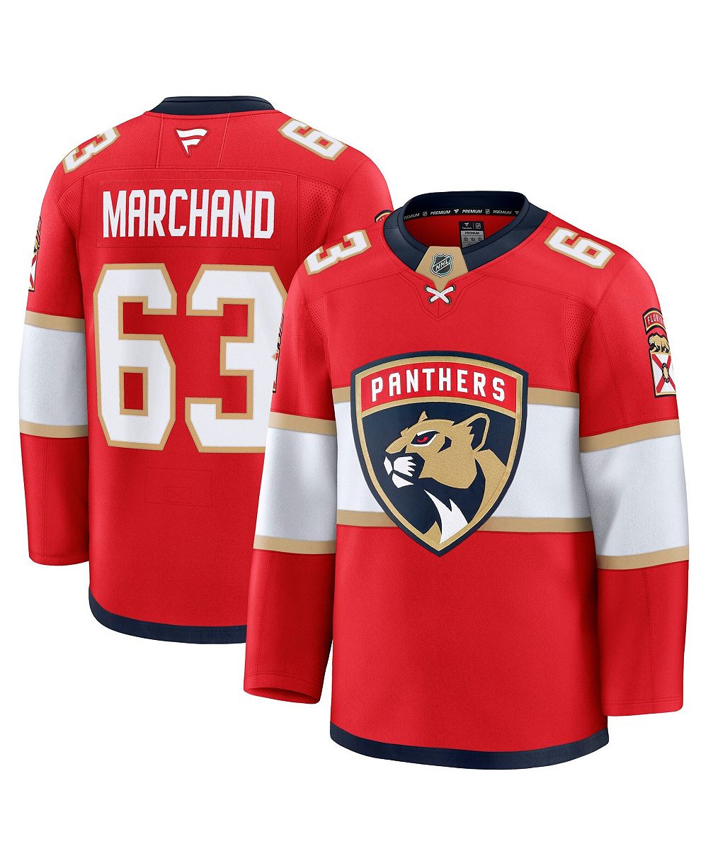 Мужская джерси Fanatics Brad Marchand Red Florida Panthers Home Premium