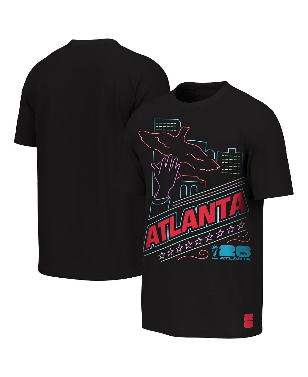Outerstuff Big Boys and Girls Black FIFA World Cup 2026 Atlanta Neon City Night T-Shirt