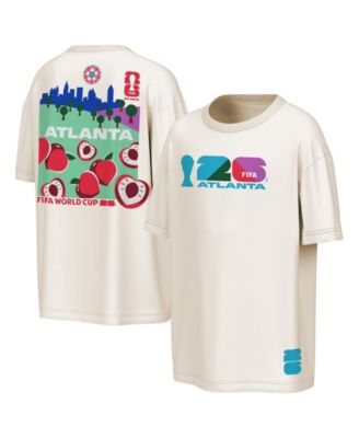 Outerstuff Men's Natural FIFA World Cup 2026 Atlanta Big City Poster T-Shirt