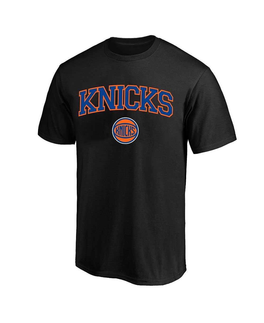Мужская футболка Profile Black New York Knicks Big and Tall Arch Over Logo