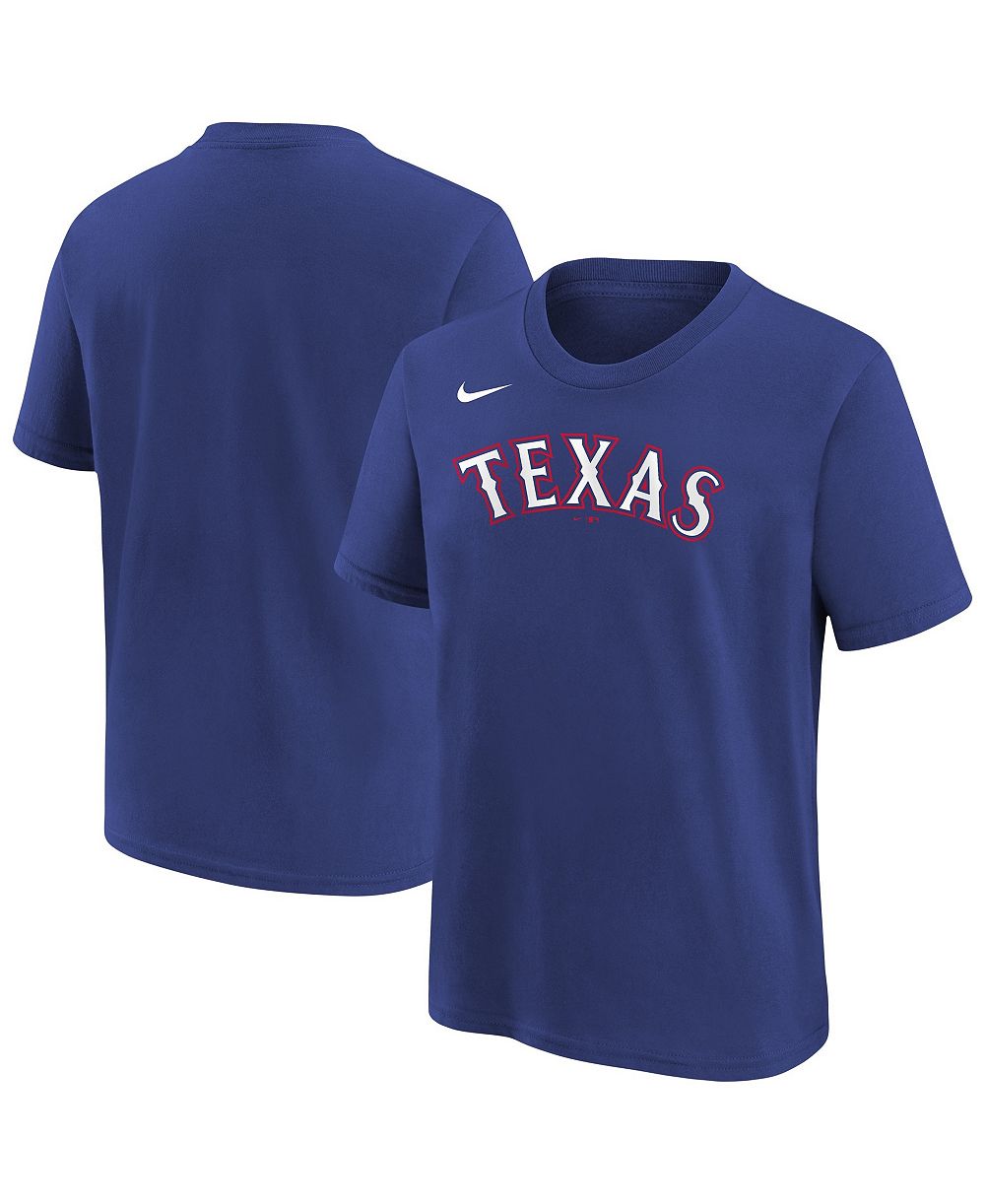 Футболка Nike для мальчиков и девочек Royal Texas Rangers