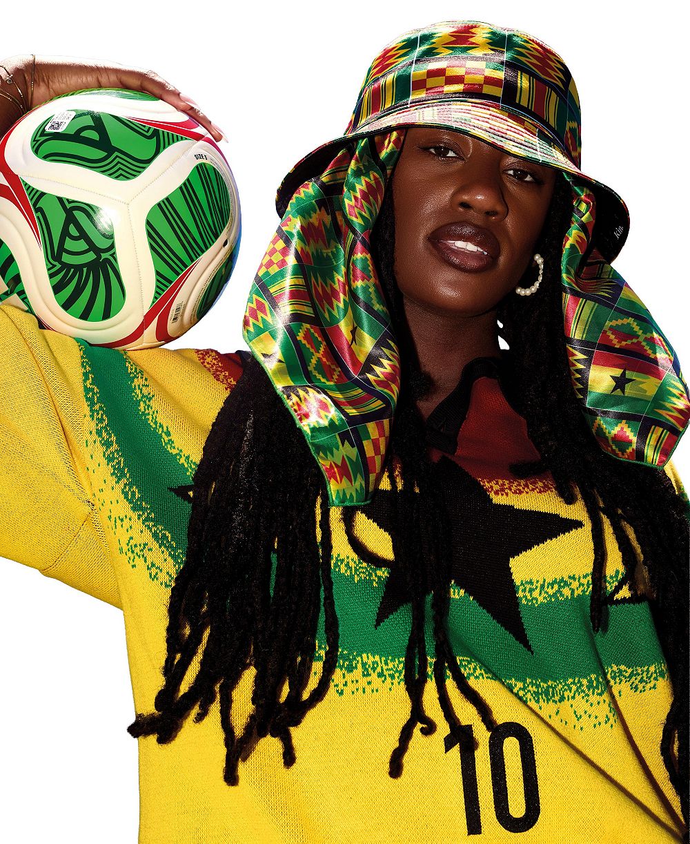 KIN Apparel Unisex Kente Reversible Satin Bucket Hat