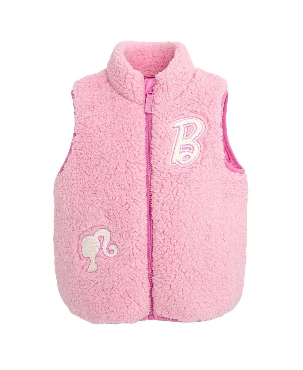 Детская флисовая жилетка на молнии Barbie
