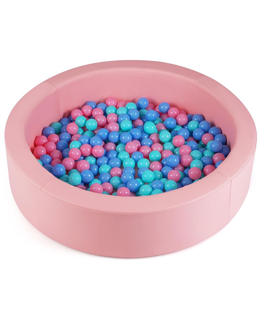 Мягкий игровой бассейн Slickblue Round Ball Pit со съемным моющимся чехлом PU