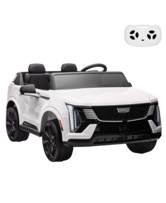 homfan 2-Seater Licensed luxury SUV Ride-On Truck, Remote Control, Spring Suspension, LED Lights, Music