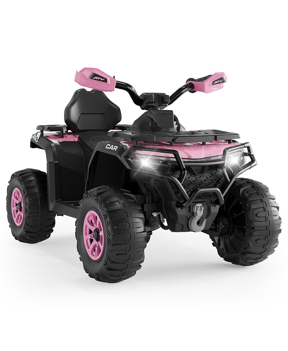 homfan детский электроквадроцикл 4-Wheeler с пультом управления и LED фарами