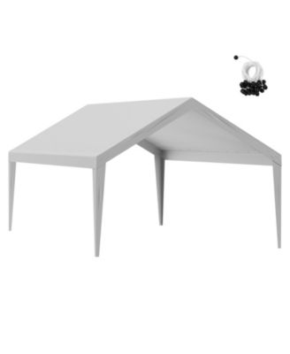 VEVOR Carport Replacement Canopy Car Shelter Tent 13x20ft Grey Not Include Frame