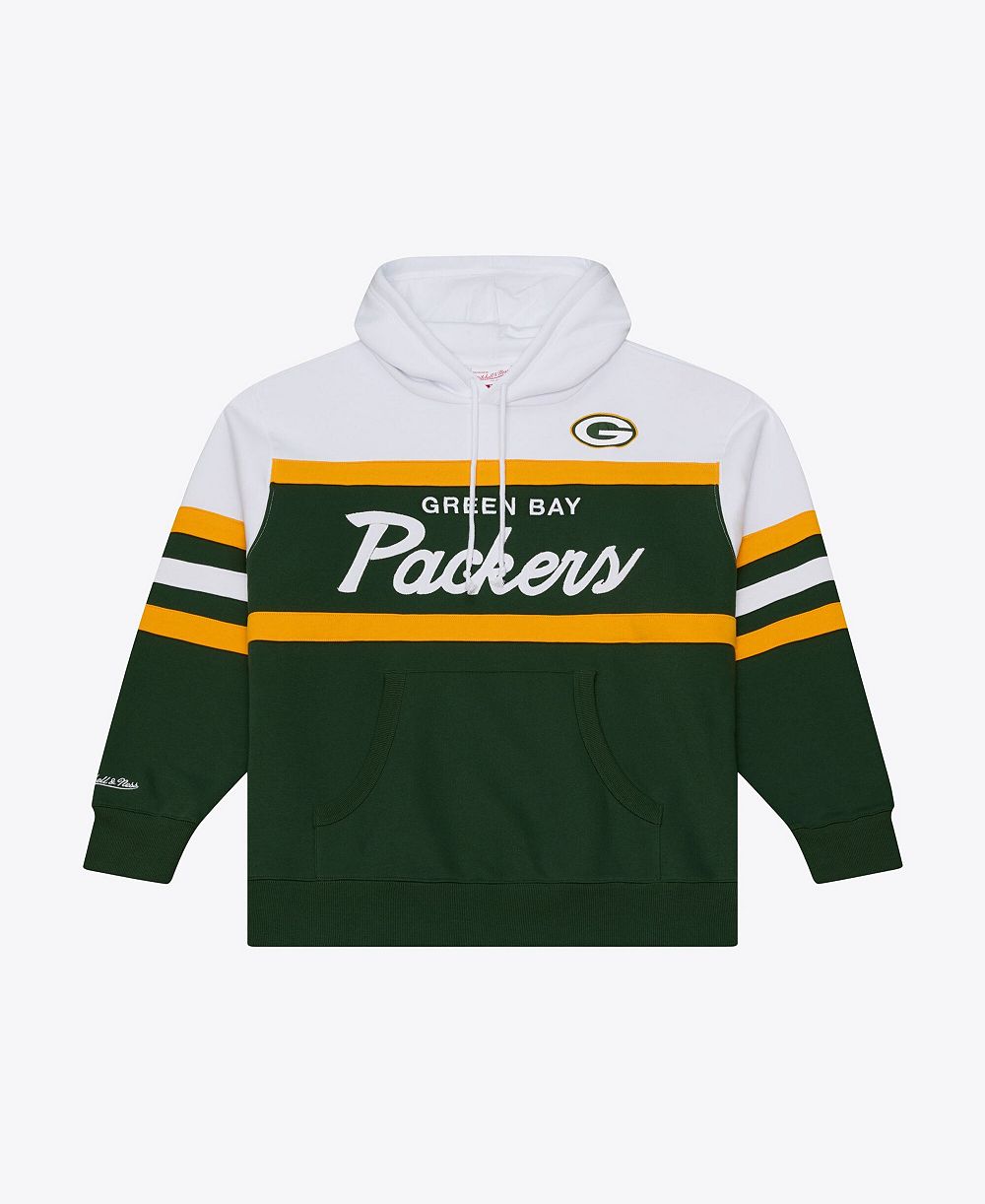 Mitchell & Ness мужской флисовый худи с вышивкой тренера Green Bay Packers