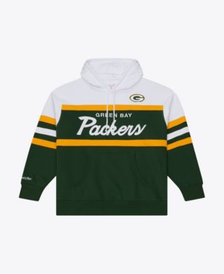 Mitchell & Ness мужской флисовый худи с вышивкой тренера Green Bay Packers