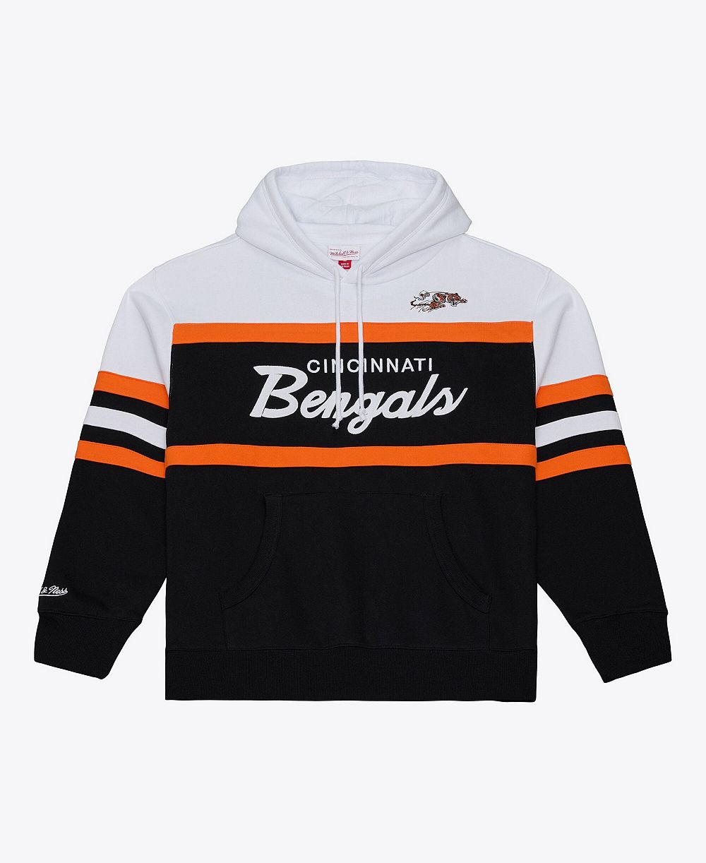 Мужская худи Mitchell & Ness Black Cincinnati Bengals Head Coach