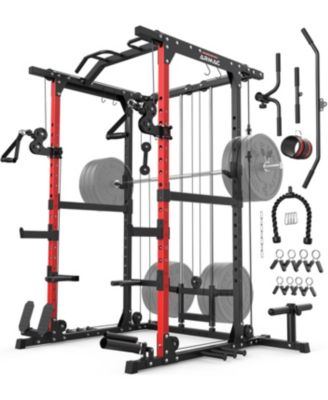 Силовая рама FED FITNESS Power Cage, многофункциональная стойка с системой двойного кроссовера