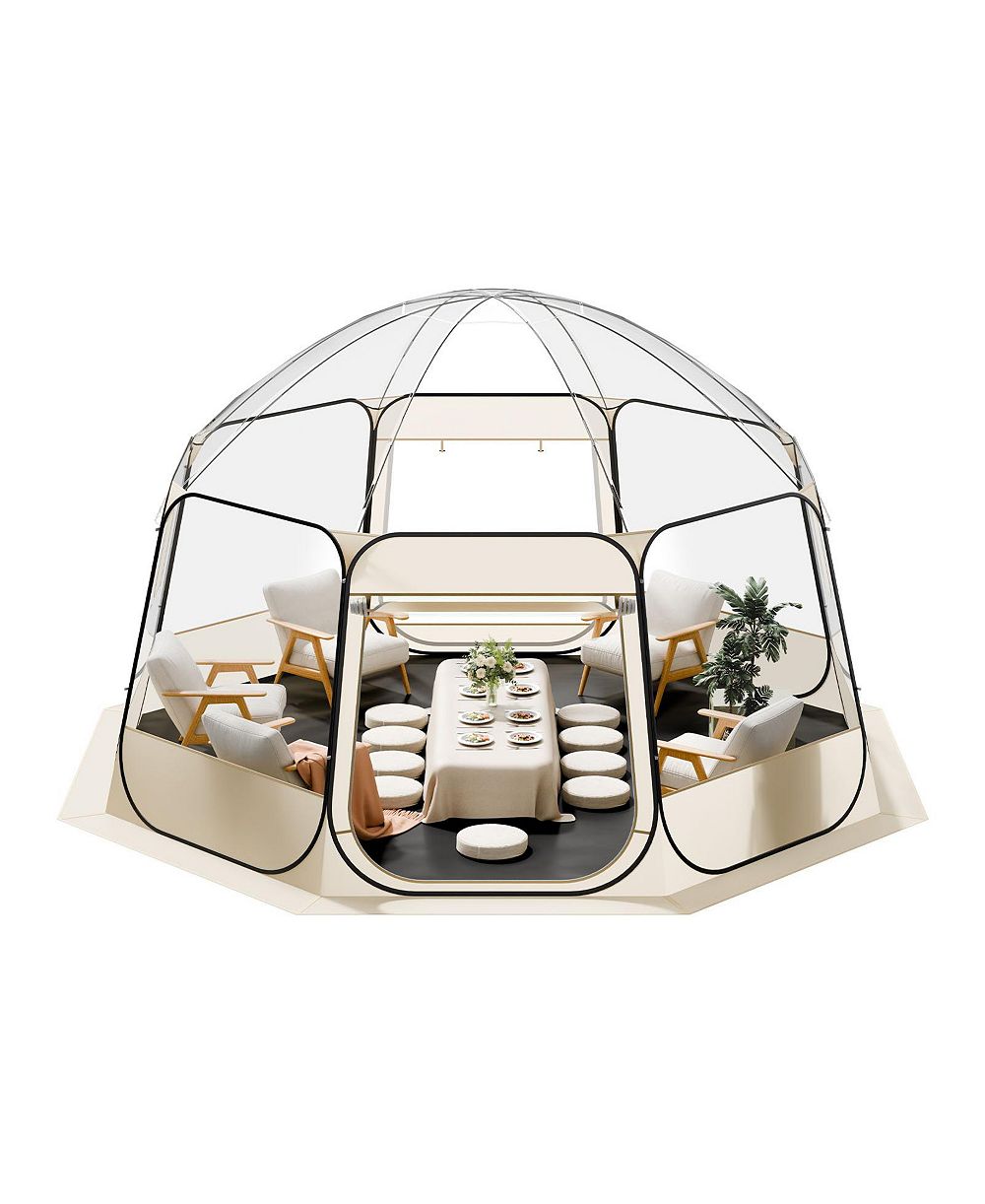 VEVOR Pop up Bubble Tent 15x 13.8 ft Clear Sports Tent 12-15 Person Weatherproof