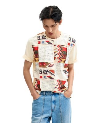 Desigual Men's Ethnic print T-shirt