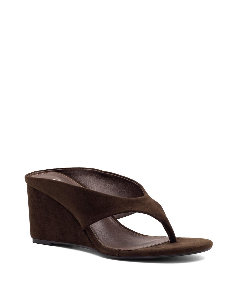 Женские сандалии Therapy Australia SERA Round Toe Wedge Thong Heel