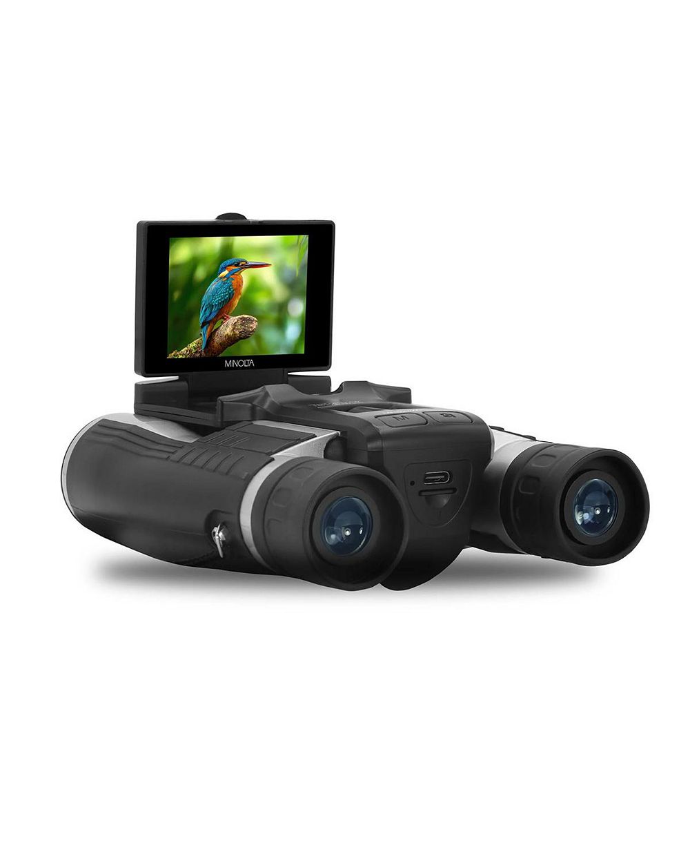 Minolta MN1232A Roof Prism Digital Binoculars with 4K Ultra HD Camera