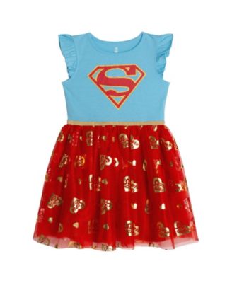 Детское платье для косплея Justice League Supergirl Girls' Cosplay Tutu Dress
