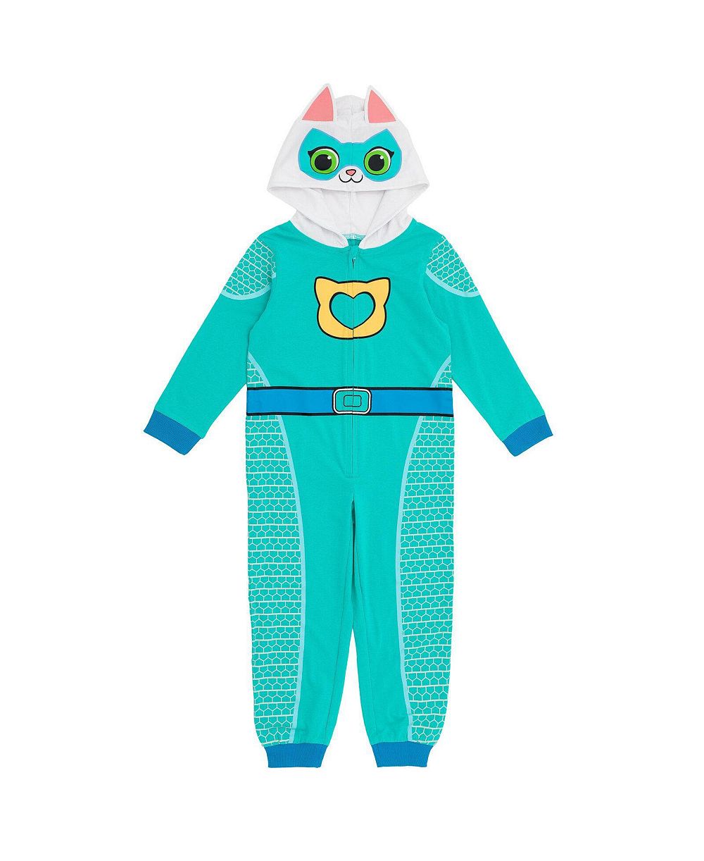 Детский комбинезон Super Kitties для девочек (2T- 4T) с капюшоном