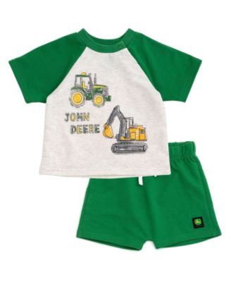 John Deere Baby Boys ( 3M-24 M ) 2-Piece T-Shirt and Shorts Set