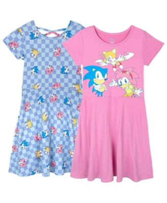 Детский набор платье-сарафан Skater Dress из 2 предметов Sonic the Hedgehog для девочек