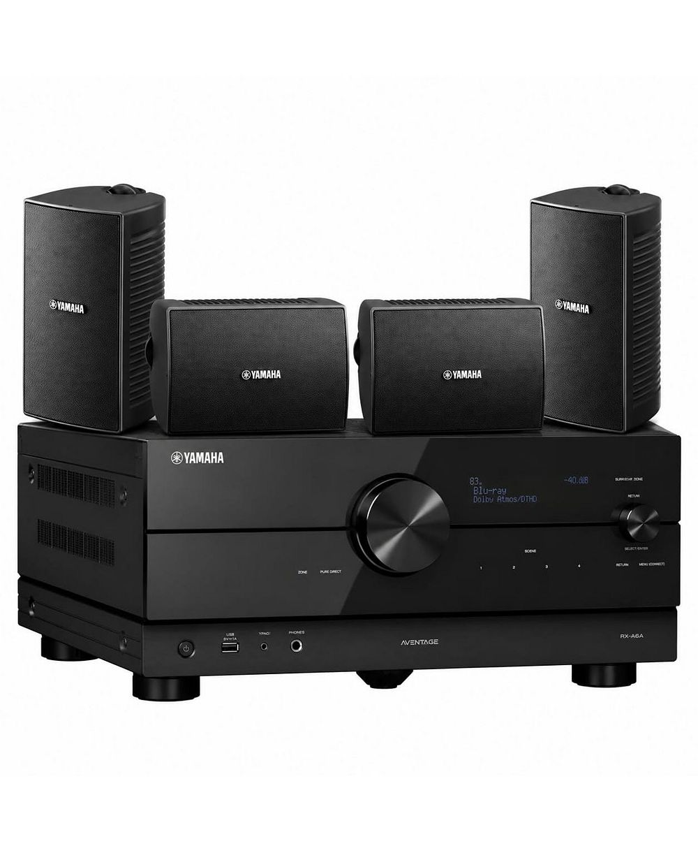 AV-ресивер Yamaha RX-A4A 7.2 с колонками NS-AW294BL