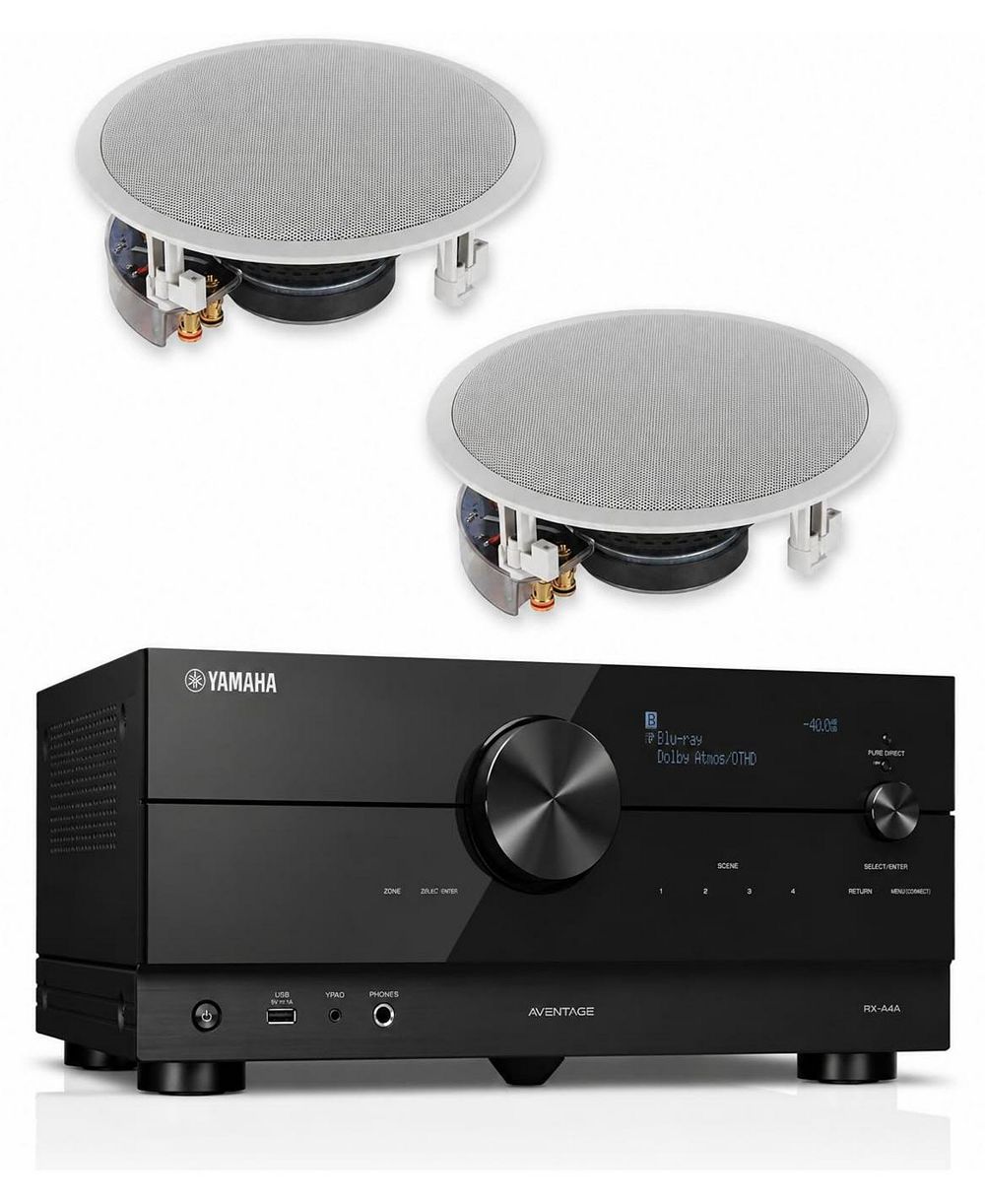 AV-ресивер Yamaha RX-A4A с потолочным динамиком NS-IW560C