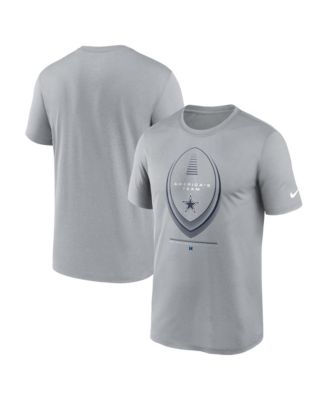 Nike Men's Gray Dallas Cowboys Legend Icon Dri-FIT T-Shirt