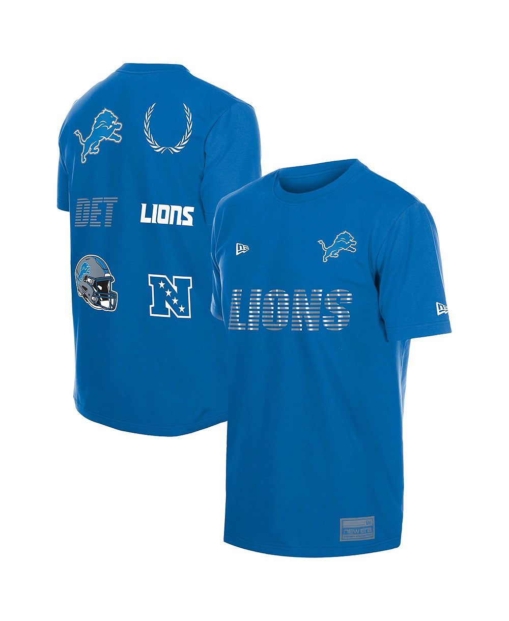 New Era Мужская футболка Detroit Lions Match, цвет Blue