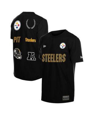 Мужская футболка New Era Pittsburgh Steelers Match, черная