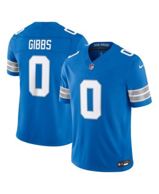 Мужская джерси Nike Jahmyr Gibbs Blue Detroit Lions Vapor F.U.S.E. Stitched Limited