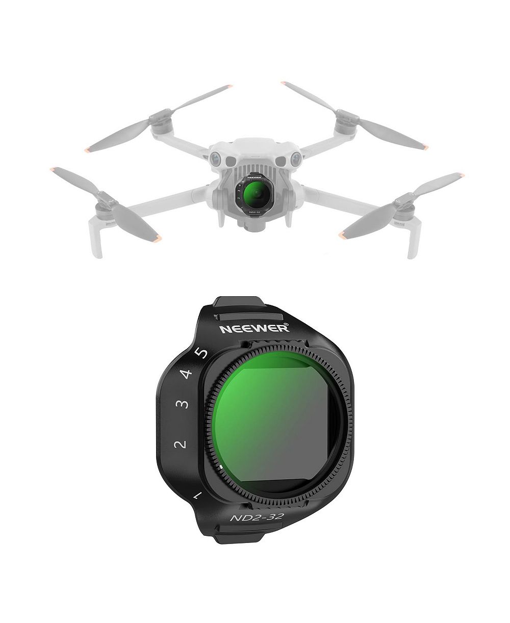 Neewer Переменный ND-фильтр ND2-32, совместим с DJI Mini 5 Pro
