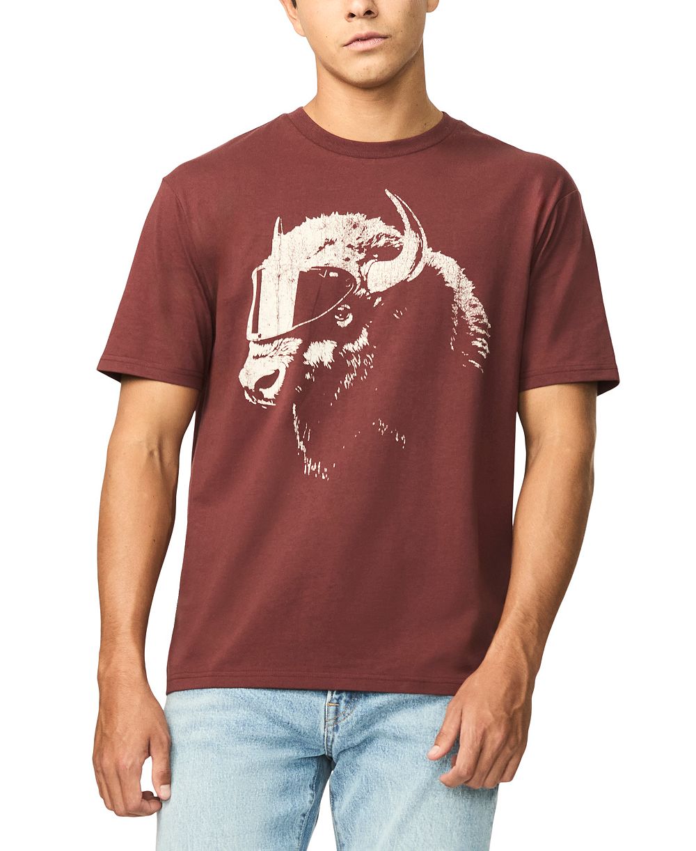 Buffalo David Bitton Мужская футболка Tulio Vintage Graphic